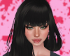 Black Hair Long Bang
