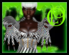 Persephone Striped Glove