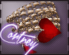 C~Paper Hearts. Bracelet