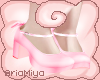 ☾  Pink Baby Heels