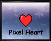 {K} Pixel Heart Sticker