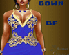 *RE Royal Blue Gown BF