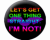 gay not straight sticker