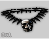 Skull And Spikes Collar