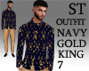 ST KING OUTFIT NAVYGOLD7