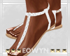 (Eo) White Sandals