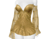 A | In Gold Dress