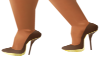 Choc. Ruffles Stillettos