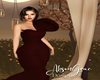 Huntley Aubergine Gown