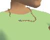 [A4] snake necklace