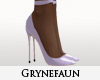 Pra mauve nylon heels