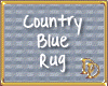 Country Blue Rug