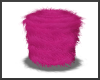 Pink Fuzzy Stool