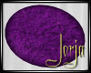 Purple Fur Round Rug
