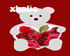 Valentine Teddy bear wi/