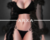 AX | Fur Robe Black