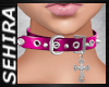 ~S: Belt Choker Pink