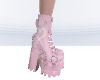 Pink Heart Boots