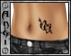 [LA] Hearts Belly Tattoo