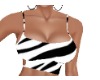 Black White Zebra Top