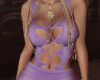 JZ Sexy Dress Violet  L