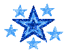 Animated Blue Stars