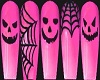 Halloween Nails-Pink
