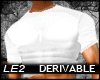 [LE2]White Muscle Shirt