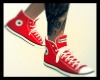 [J] Red Hightop Chucks