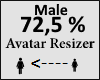 Avatar scaler 72,5% Male