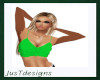 JT Tied Halter Green