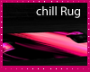 Pink and black chill rug