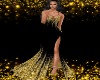 Black/Gold Glitter Dress