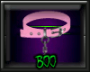 Choker + Leash Pink