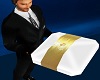 Ring Bearer Pillow: Gold