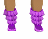 Purple Frindge Boots