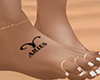 Aries tattoo Feet