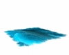 Rug Fur Blue