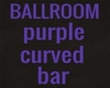 Ballroom curved bar
