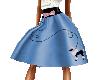 Poodle Skirt Blue, layer