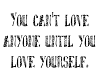 Love yourself Sticker