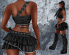 GRUNGE black skirt