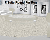 F/Suite Round Fur Rug