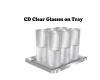 CD Clear Glasses On Tray