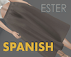Castilla greige skirt