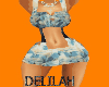 ** Blue FLoral Delilah