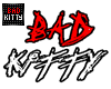Bad Kitty Sticker/Badge