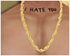 Plain gold chain