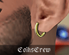 CC. Gold Earring Left