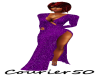 C50 Purple Glitter Gown